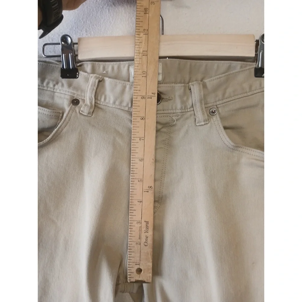 Todd snyder stretch 5 pocket jeans khaki size 31 x 30 flaw